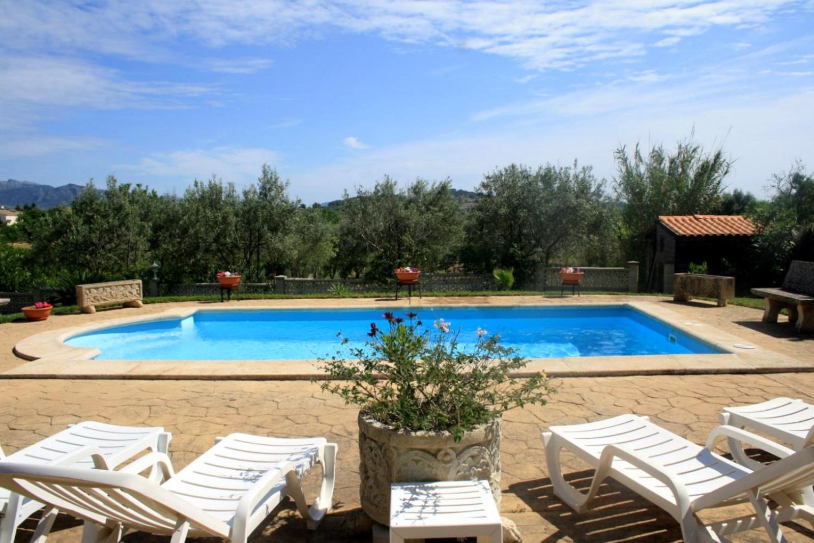 Gasthaus Finca Con Piscina Es Blanquer Exterior foto