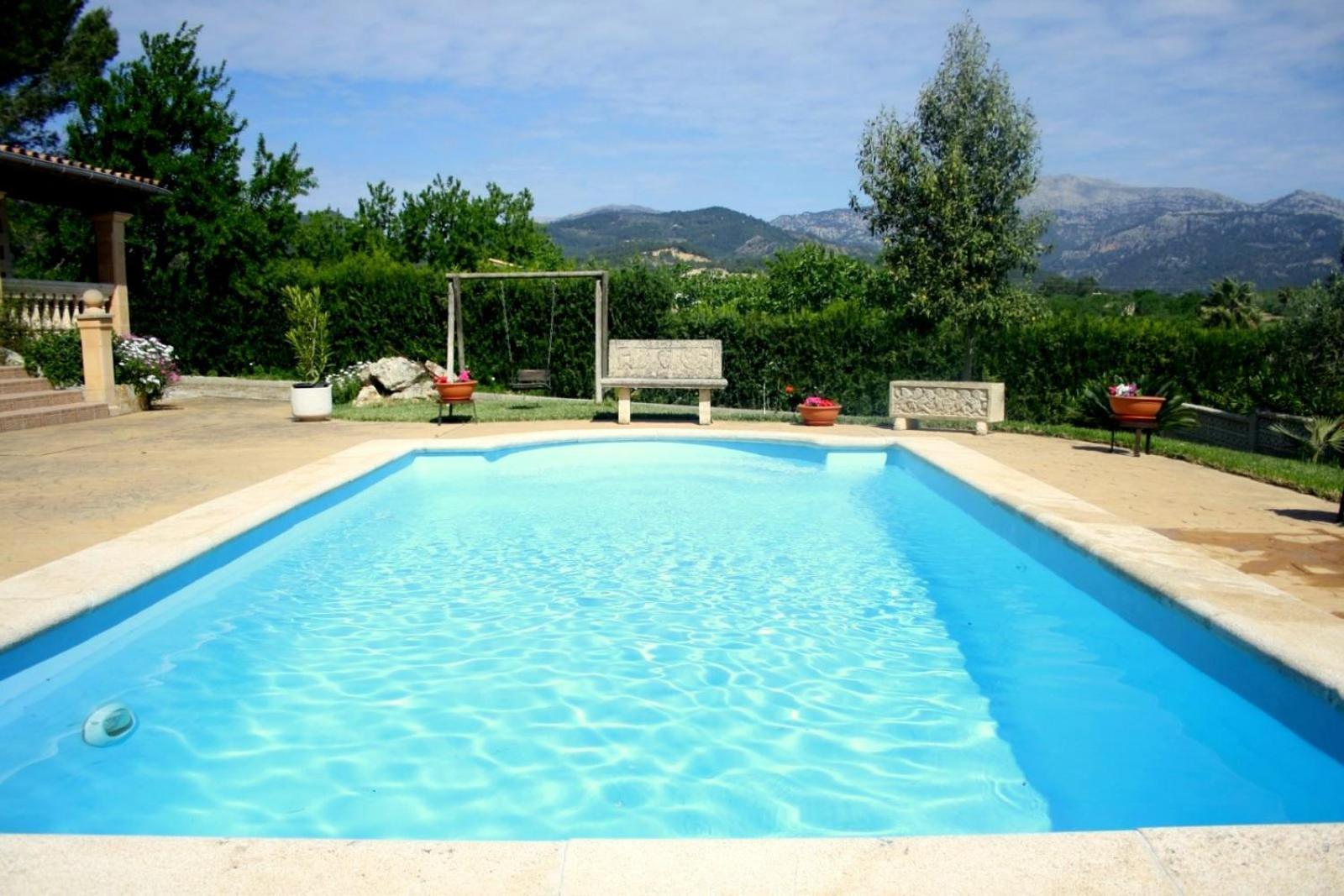 Gasthaus Finca Con Piscina Es Blanquer Exterior foto